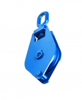 1-schijfs staalkabelblokken met warteloog