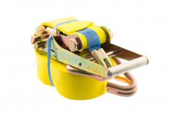 Sjorbandset 2-delig 75mm met haken en ratel (10 ton)