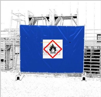 Bouwhek kleden brandvertragend