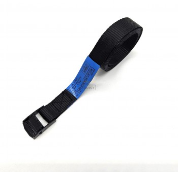 Sjorbanden 25mm 1 delig met klemgesp "Black Line"