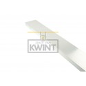 ALUMINIUMPLANK 100X25X2MM MET TUSSENSCHOT L = 7,5 meter