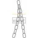 Ketting Langschalmig verzinkt & RVS