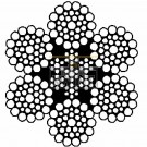 Staalkabels 6X36WS+STK verzinkt gevet