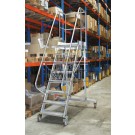 Bordestrappen verrijdbaar met 4 wielen