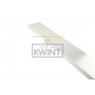 ALUMINIUMPLANK 100X25X2MM MET TUSSENSCHOT L = 7,5 meter