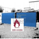 Bouwhek netten brandvertragend op rol