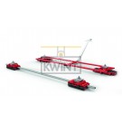 Container transportrollers met twistlock vergendeling