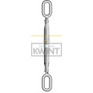 Spanschroeven gesloten huis oog - oog