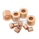 Koperen ronde eindklemmen