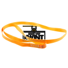 One-way sling oranje WLL 650 kg werklengte 1 mtr (100 stuks)