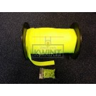 ca. 100 mtr Fluorescerende rits 4mm inclusief  40 ritstrekkers (outlet)