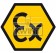 Optie ATEX gecertificeerd II 3 GD T4, geschikt voor zone 2 en 22